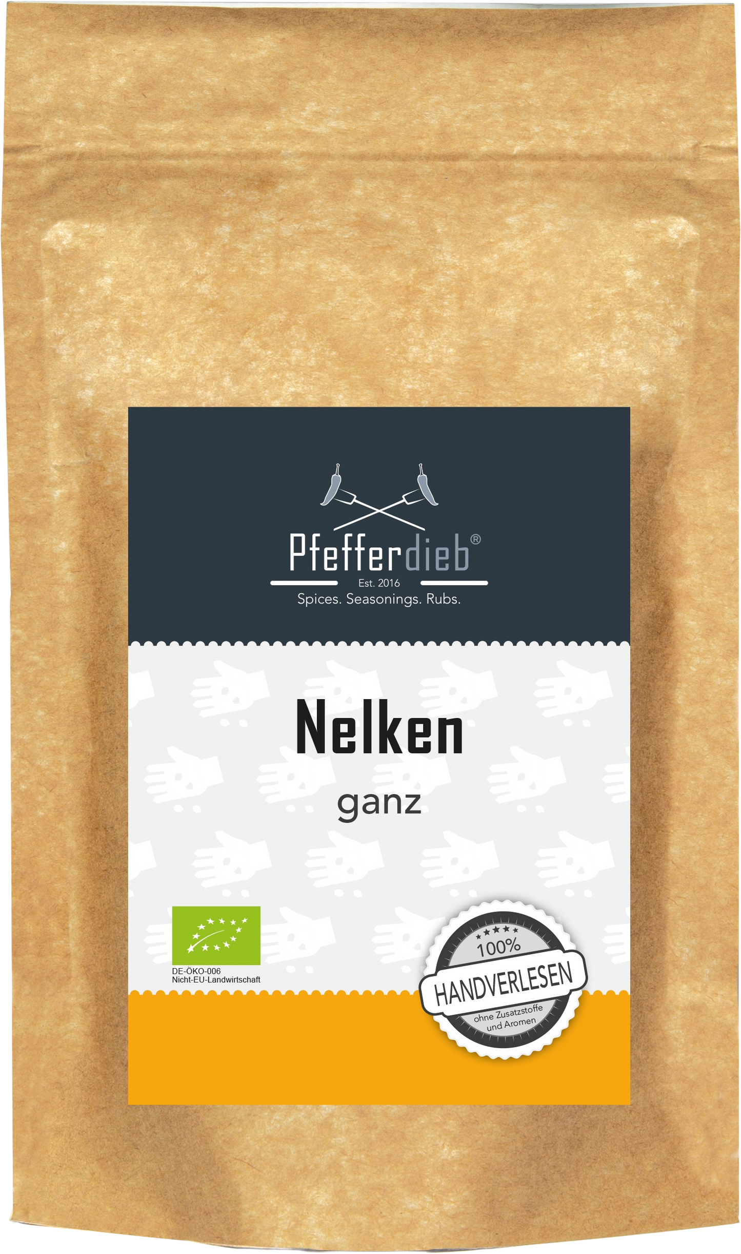 Pfefferdieb Bio Goździki ręcznie selekcjonowane, całe, 100 g