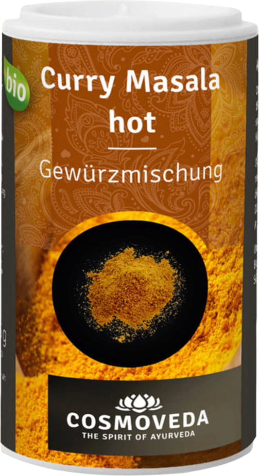Cosmoveda Curry Masala Hot BIO, 25 g