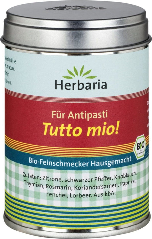 Herbaria Mieszanka przypraw "Tutto Mio!" Bio, Puszka, 65g