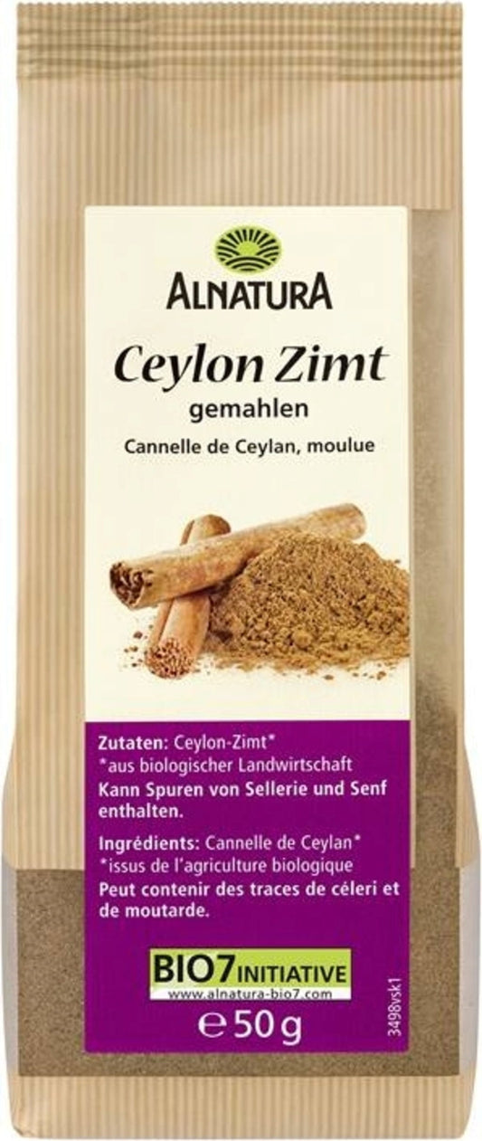 Alnatura Bio cynamon cejloński, 50 g