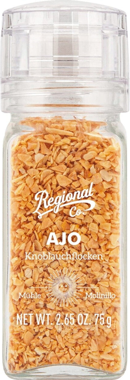 Regional Co. Czosnek w płatkach, w młynku, 75 g