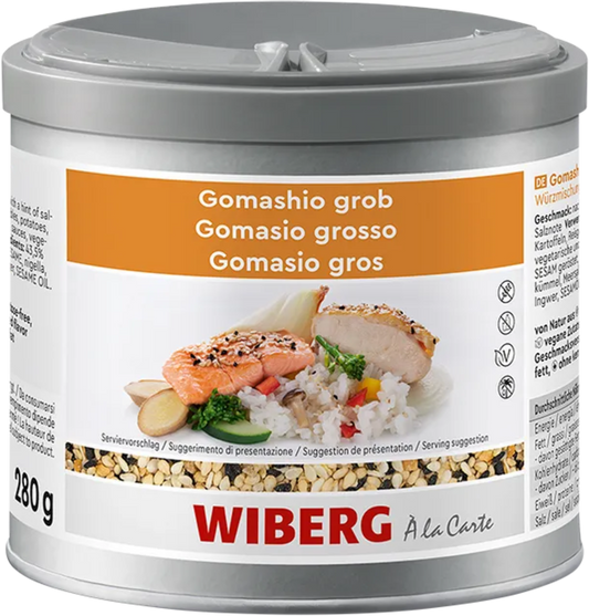 Wiberg Gomashio - mieszanka przypraw, gruboziarnista, 280 g